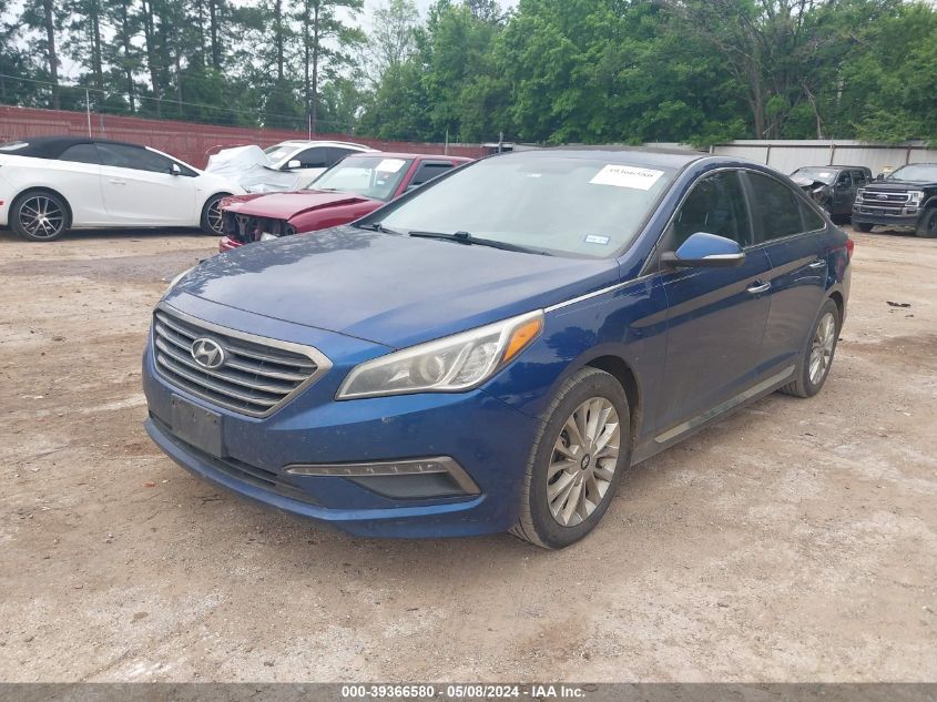 2015 Hyundai Sonata Limited VIN: 5NPE34AF9FH029029 Lot: 39366580