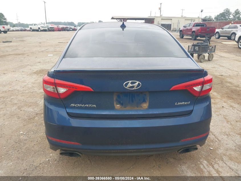 2015 Hyundai Sonata Limited VIN: 5NPE34AF9FH029029 Lot: 39366580