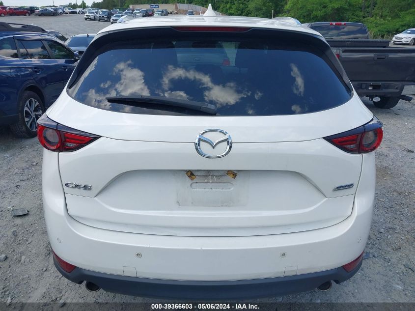 2018 Mazda Cx-5 Grand Touring VIN: JM3KFADM5J1345439 Lot: 39366603