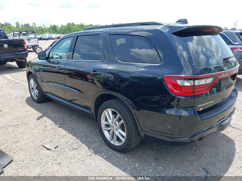 2023 Dodge Durango R/T Plus Awd VIN: 1C4SDJCT0PC553992 Lot: 39366624