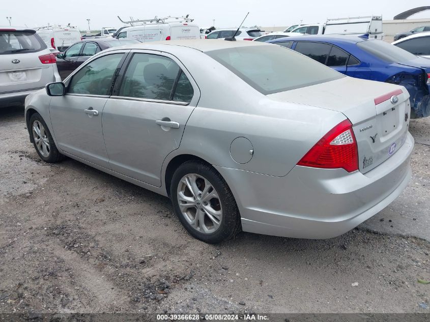 2012 Ford Fusion Se VIN: 3FAHP0HA9CR224521 Lot: 39366628