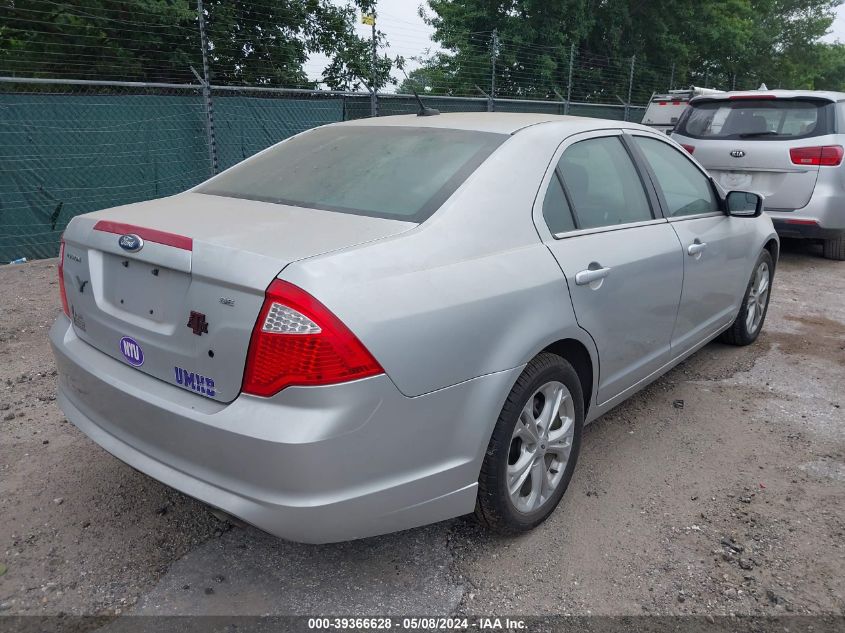 2012 Ford Fusion Se VIN: 3FAHP0HA9CR224521 Lot: 39366628