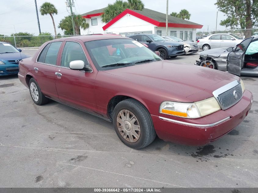 2005 Mercury Grand Marquis Gs VIN: 2MEFM74W85X659800 Lot: 39366642