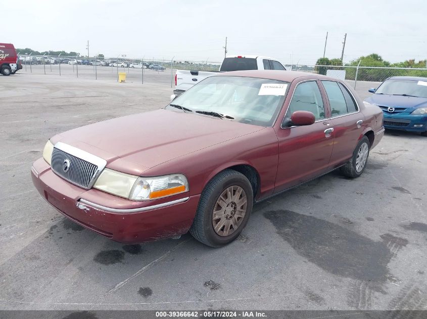 2005 Mercury Grand Marquis Gs VIN: 2MEFM74W85X659800 Lot: 39366642