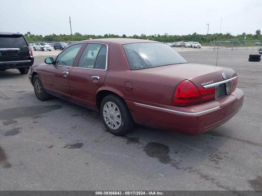 2005 Mercury Grand Marquis Gs VIN: 2MEFM74W85X659800 Lot: 39366642