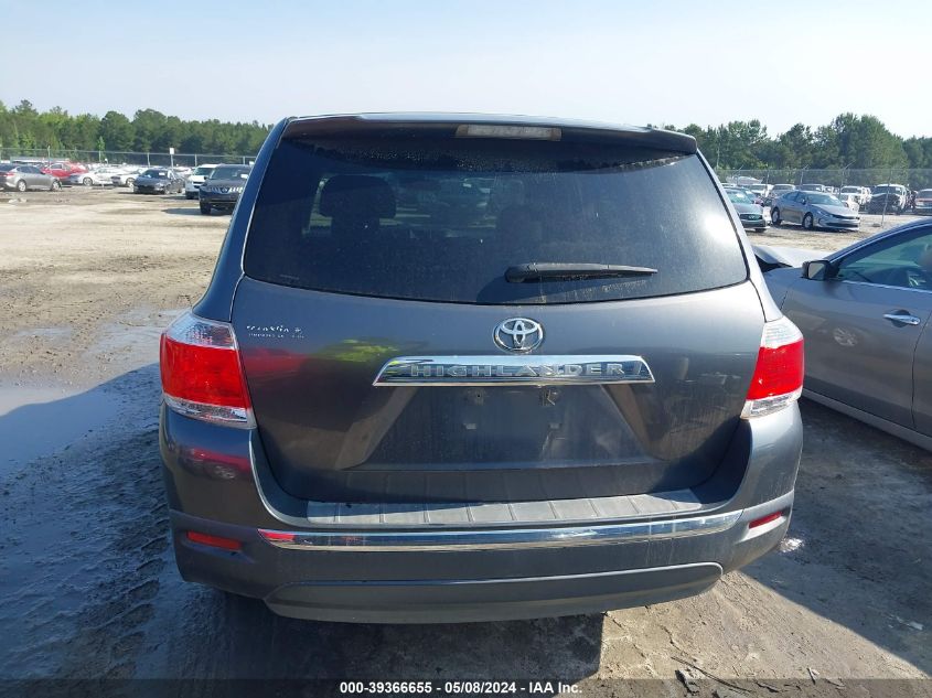 2013 TOYOTA HIGHLANDER PLUS/SE - 5TDZK3EH5DS122356