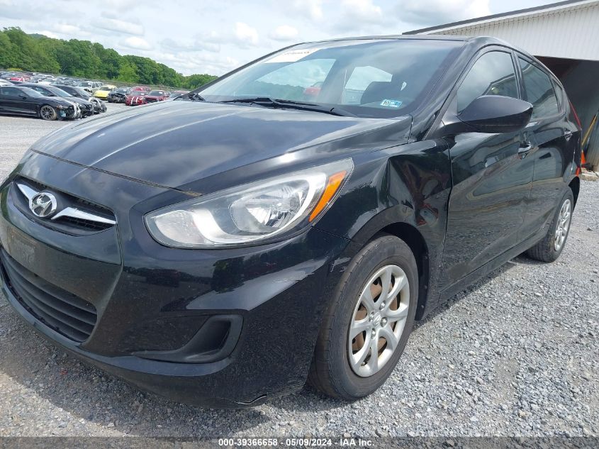 2013 Hyundai Accent Gs VIN: KMHCT5AE9DU110504 Lot: 39366658