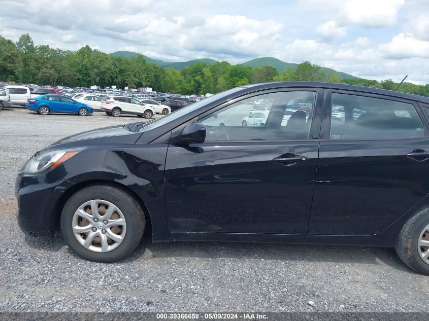 2013 Hyundai Accent Gs VIN: KMHCT5AE9DU110504 Lot: 39366658