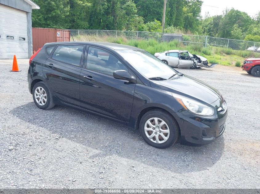 2013 Hyundai Accent Gs VIN: KMHCT5AE9DU110504 Lot: 39366658