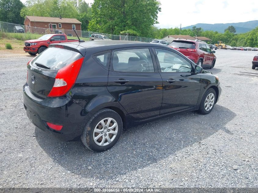 2013 Hyundai Accent Gs VIN: KMHCT5AE9DU110504 Lot: 39366658