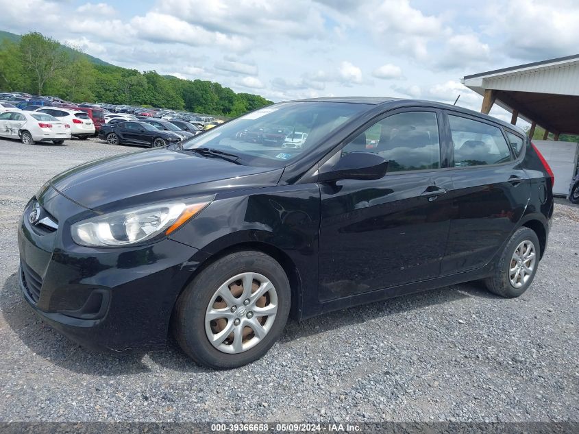 2013 Hyundai Accent Gs VIN: KMHCT5AE9DU110504 Lot: 39366658