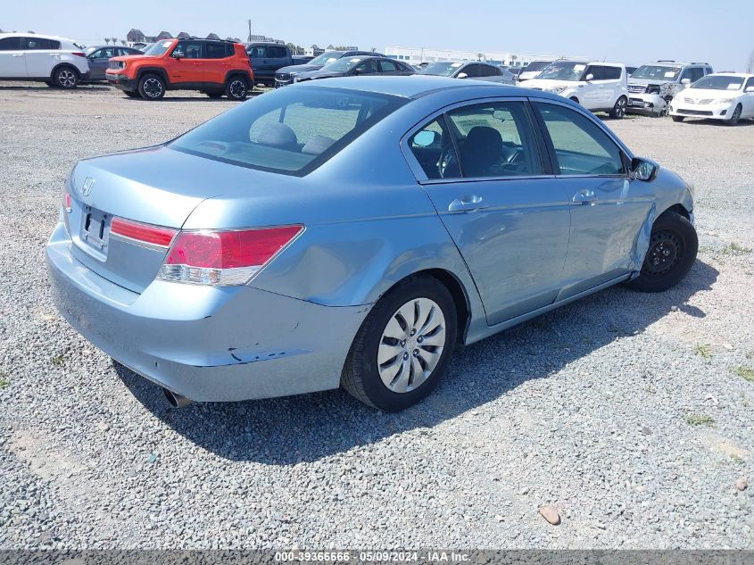 2012 Honda Accord 2.4 Lx VIN: 1HGCP2F31CA077501 Lot: 39366666