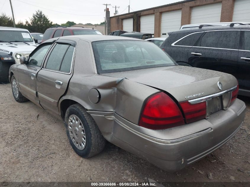 2003 Mercury Grand Marquis Gs VIN: 2MEFM74W63X667598 Lot: 39366686