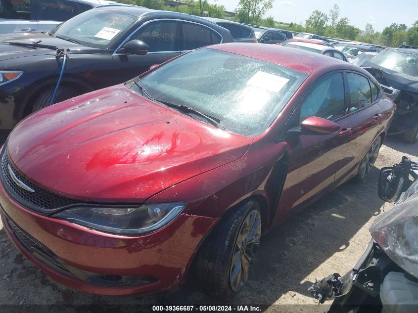 2015 Chrysler 200 S VIN: 1C3CCCBB9FN697513 Lot: 39366687