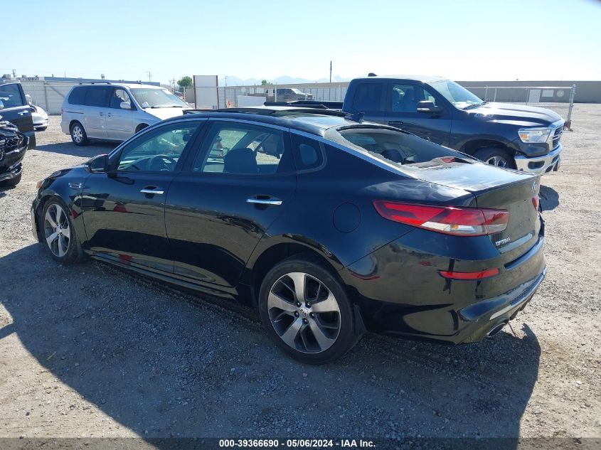 2019 Kia Optima S VIN: 5XXGT4L34KG322466 Lot: 39366690