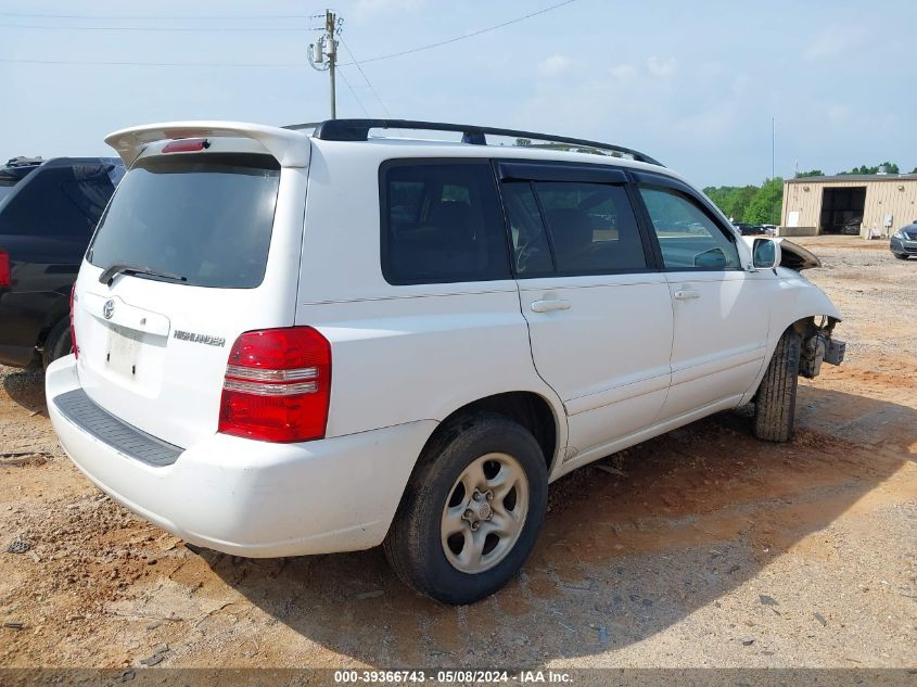 2003 Toyota Highlander V6 VIN: JTEGF21A130112158 Lot: 39366743