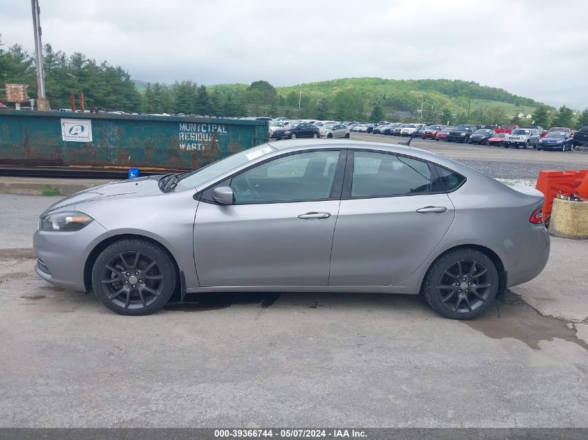 2016 Dodge Dart Se VIN: 1C3CDFAA9GD606917 Lot: 39366744