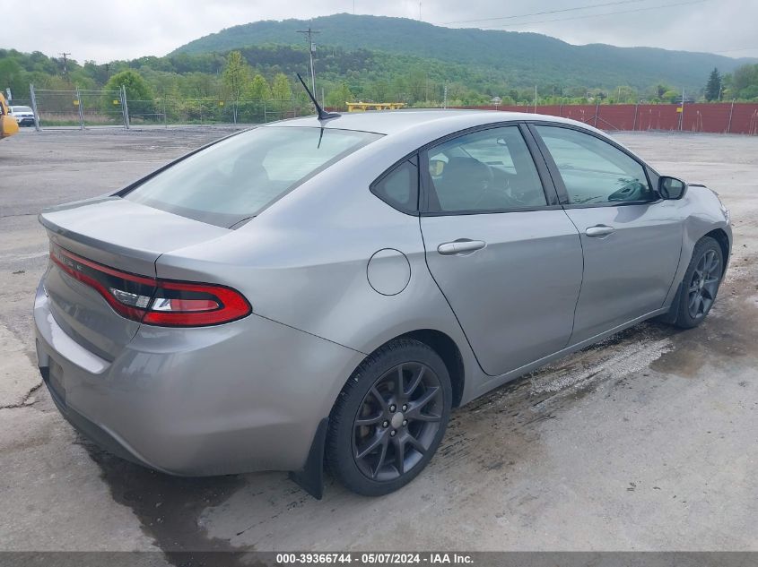 2016 Dodge Dart Se VIN: 1C3CDFAA9GD606917 Lot: 39366744