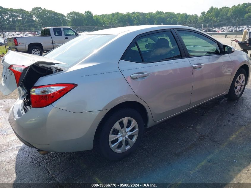 2016 Toyota Corolla L VIN: 5YFBURHEXGP411665 Lot: 39366770