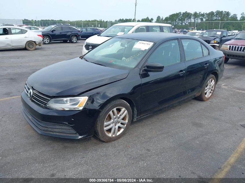 2015 Volkswagen Jetta 2.0L S VIN: 3VW2K7AJ8FM353320 Lot: 39366784