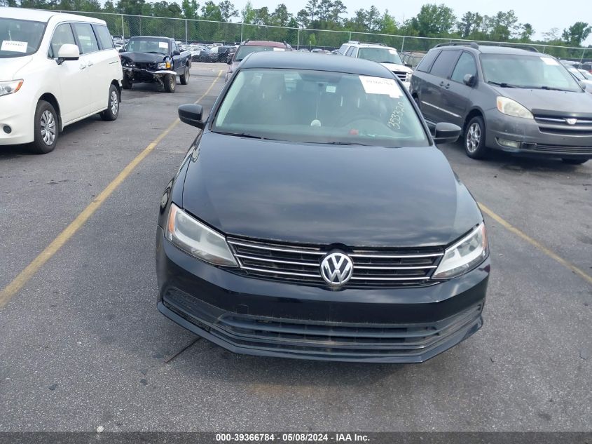 2015 Volkswagen Jetta 2.0L S VIN: 3VW2K7AJ8FM353320 Lot: 39366784