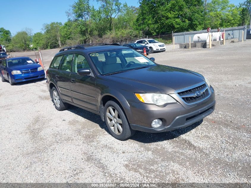 2008 Subaru Outback 2.5I/2.5I L.l. Bean Edition VIN: 4S4BP61C787349719 Lot: 39366807