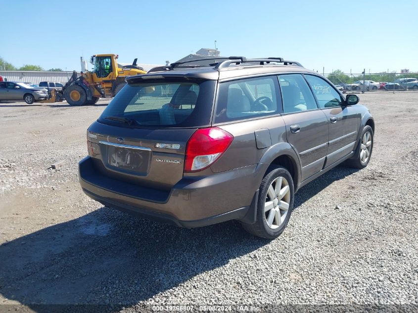 2008 Subaru Outback 2.5I/2.5I L.l. Bean Edition VIN: 4S4BP61C787349719 Lot: 39366807