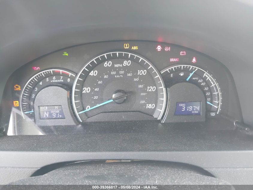 2012 Toyota Camry Xle V6 VIN: 4T1BK1FK5CU015880 Lot: 39366817