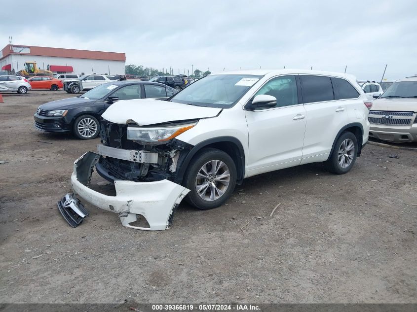 2016 Toyota Highlander Le Plus V6 VIN: 5TDBKRFH0GS268719 Lot: 39366819