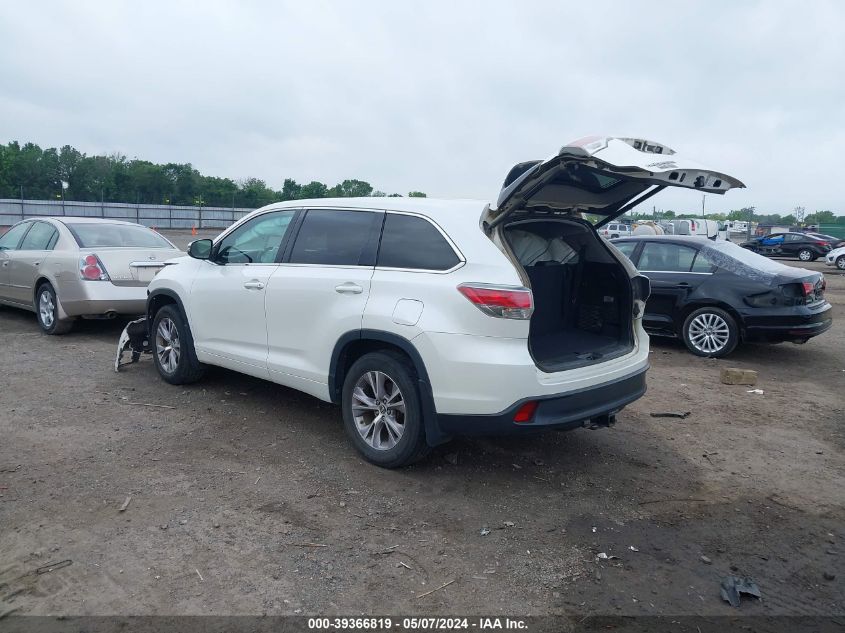 2016 Toyota Highlander Le Plus V6 VIN: 5TDBKRFH0GS268719 Lot: 39366819