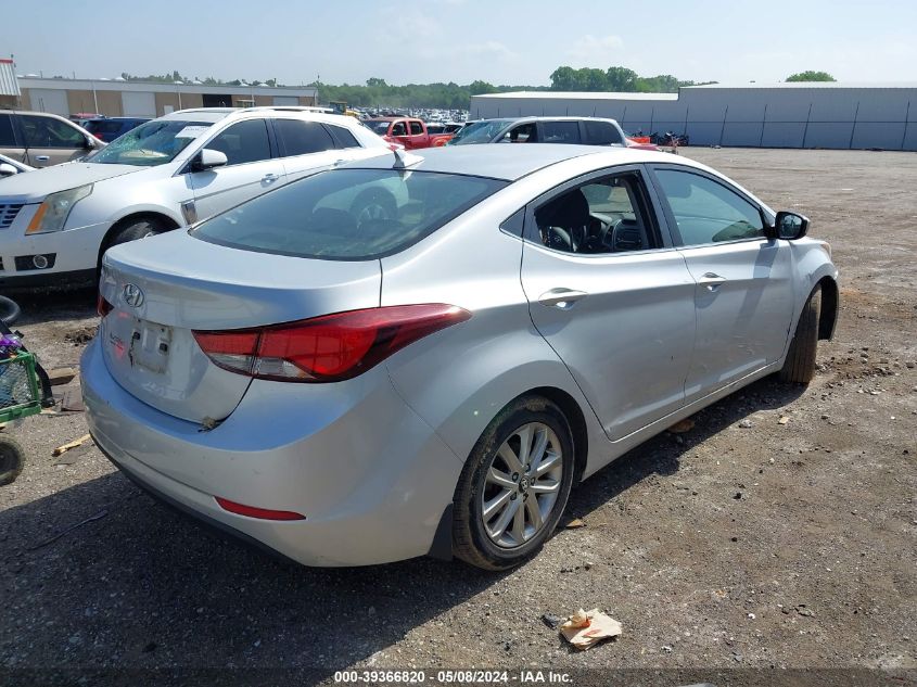 2015 Hyundai Elantra Se VIN: KMHDH4AE1FU433366 Lot: 39366820