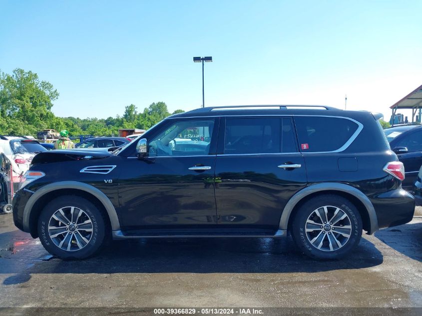 2019 Nissan Armada Sl VIN: JN8AY2NC5KX511259 Lot: 39366829