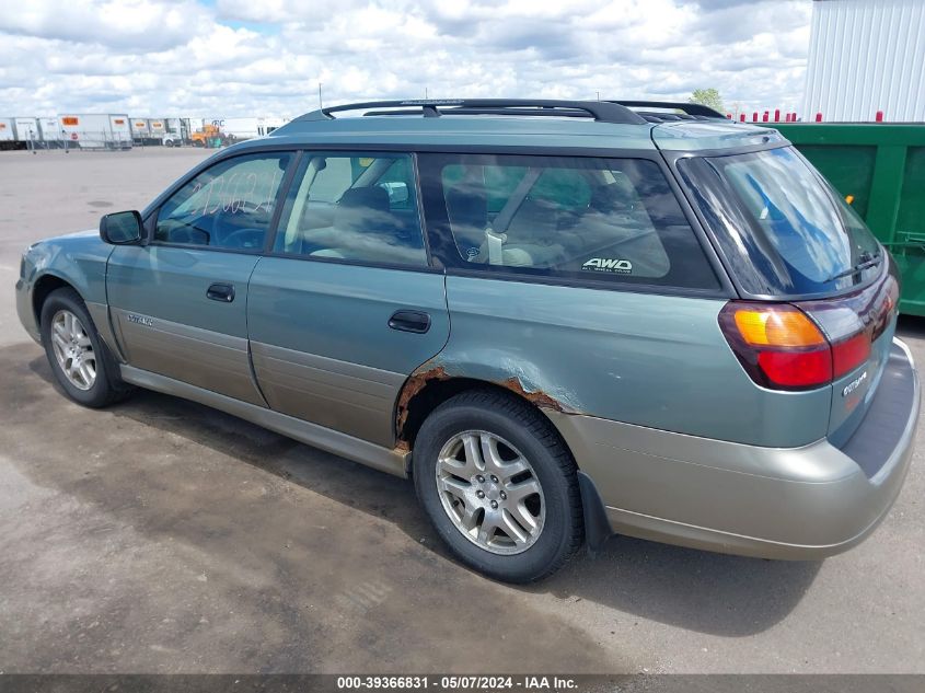 2004 Subaru Outback VIN: 4S3BH675946600105 Lot: 39366831