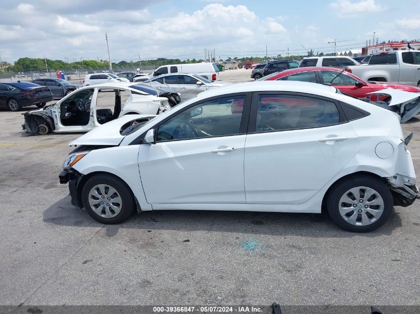 2016 Hyundai Accent Se VIN: KMHCT4AE4GU127743 Lot: 39366847