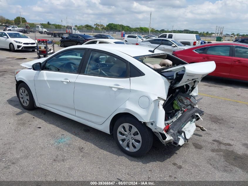 2016 Hyundai Accent Se VIN: KMHCT4AE4GU127743 Lot: 39366847