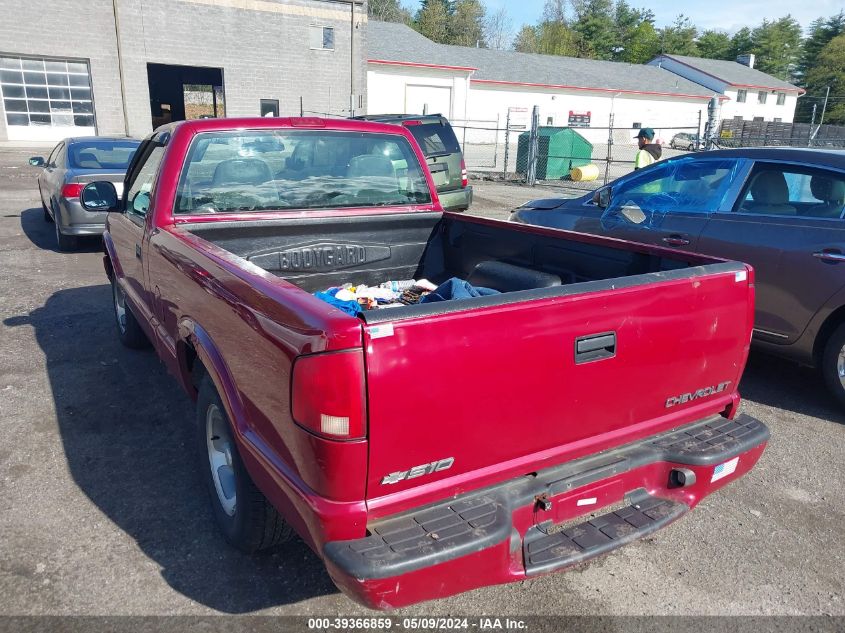 1998 Chevrolet S-10 Ls Fleetside VIN: 1GCCS1447WK208142 Lot: 39366859