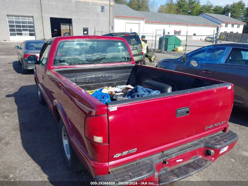 1998 Chevrolet S-10 Ls Fleetside VIN: 1GCCS1447WK208142 Lot: 39366859