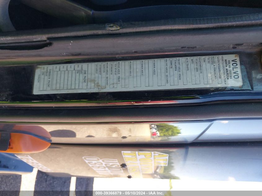 2008 Volvo Vn Vnl VIN: 4V4NC9GH08N484820 Lot: 39366879