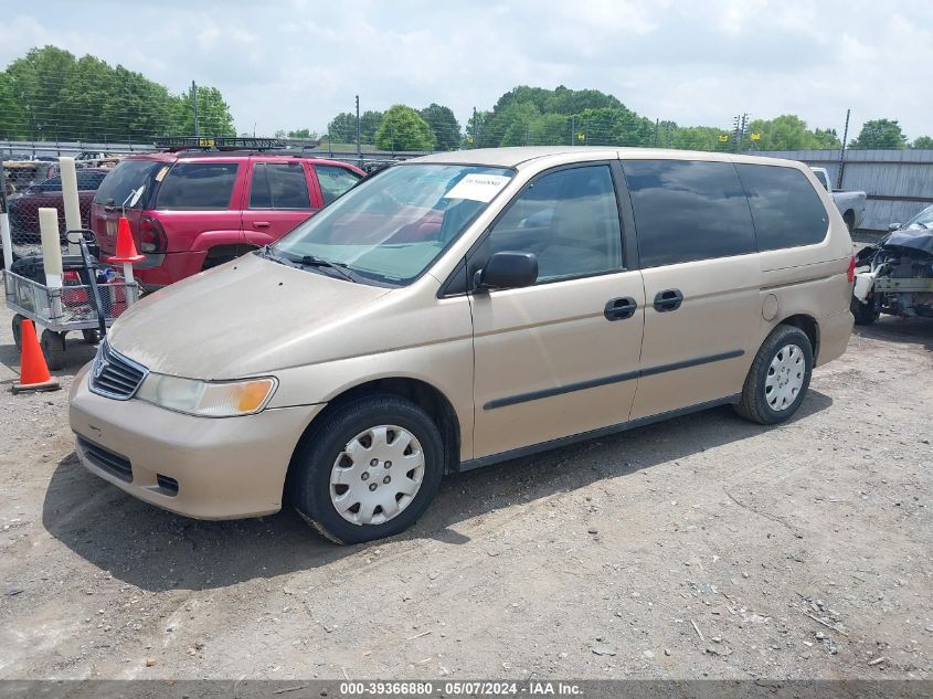 2000 Honda Odyssey Lx VIN: 2HKRL1859YH559128 Lot: 39366880