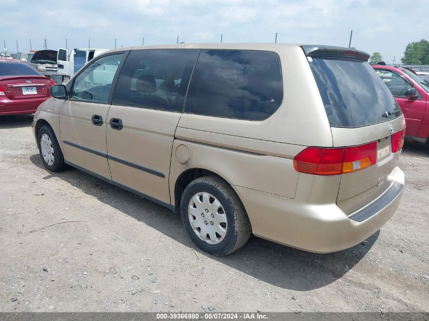 2000 Honda Odyssey Lx VIN: 2HKRL1859YH559128 Lot: 39366880