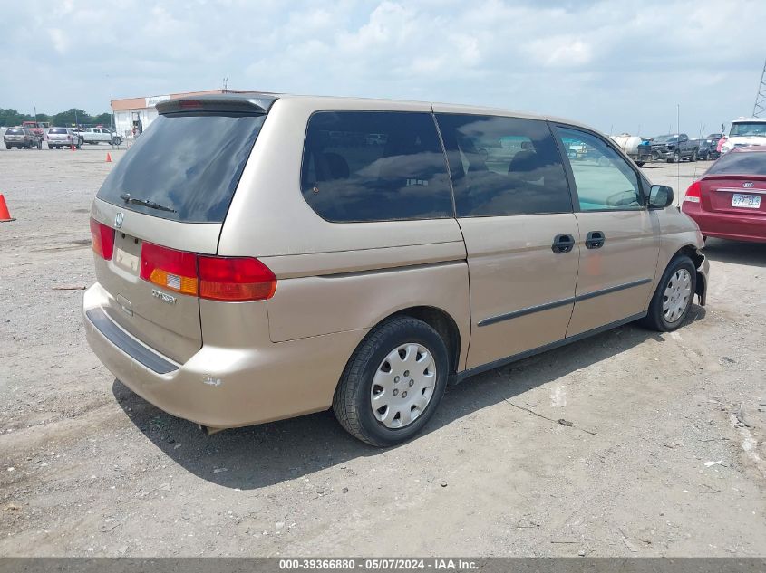 2000 Honda Odyssey Lx VIN: 2HKRL1859YH559128 Lot: 39366880