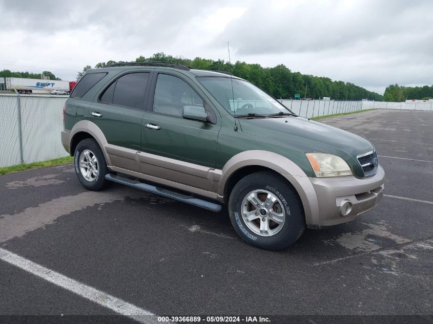 2005 Kia Sorento Ex/Lx VIN: KNDJC733755369040 Lot: 39366889