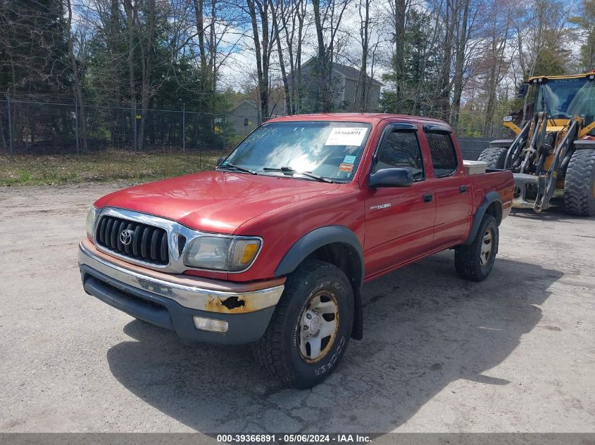 2002 Toyota Tacoma Base V6 VIN: 5TEHN72N52Z117047 Lot: 39366891