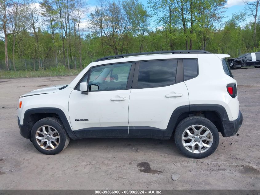 2017 Jeep Renegade Latitude 4X4 VIN: ZACCJBBB2HPE81072 Lot: 39366900