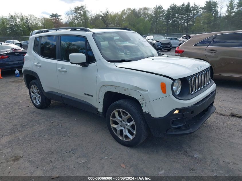 2017 Jeep Renegade Latitude 4X4 VIN: ZACCJBBB2HPE81072 Lot: 39366900