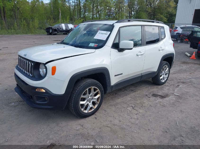 2017 Jeep Renegade Latitude 4X4 VIN: ZACCJBBB2HPE81072 Lot: 39366900