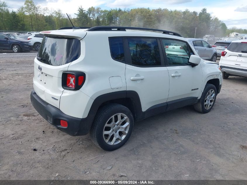 2017 Jeep Renegade Latitude 4X4 VIN: ZACCJBBB2HPE81072 Lot: 39366900