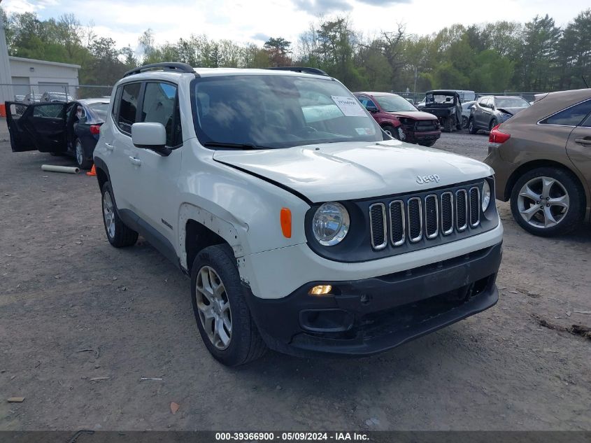 2017 Jeep Renegade Latitude 4X4 VIN: ZACCJBBB2HPE81072 Lot: 39366900