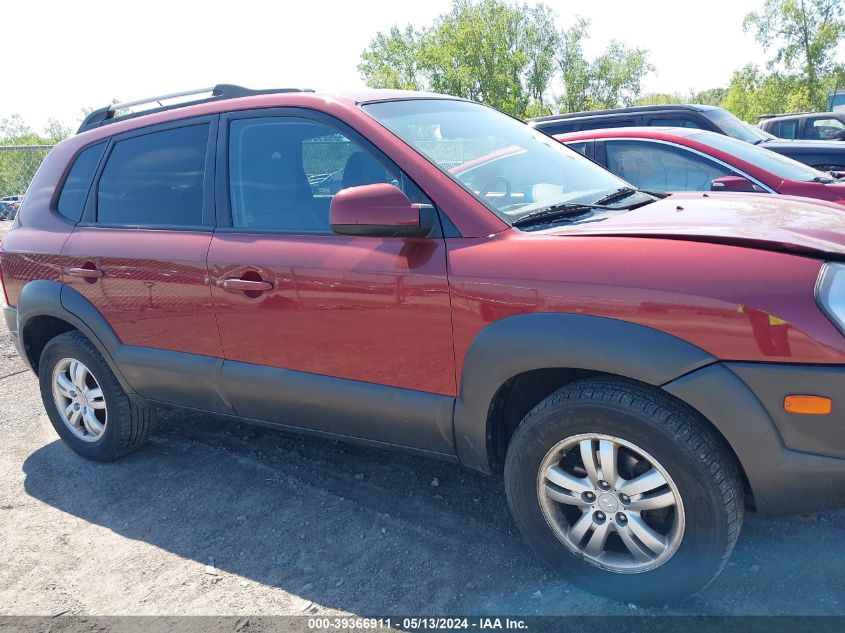 2008 Hyundai Tucson Limited V6/Se VIN: KM8JN72D18U850251 Lot: 39366911