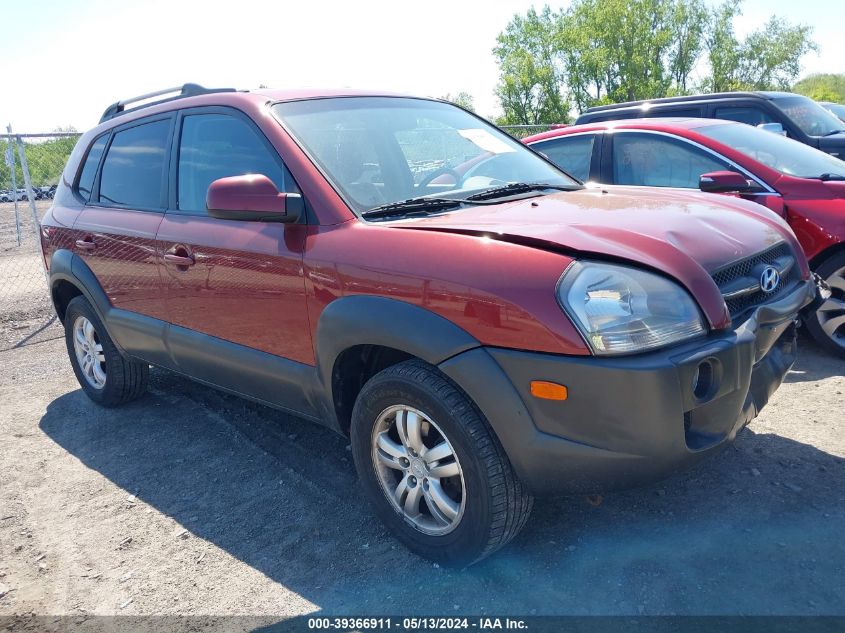 2008 Hyundai Tucson Limited V6/Se VIN: KM8JN72D18U850251 Lot: 39366911